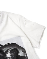 ILLUSION WHITE DISTRESSED TSHIRT