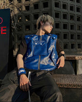 レザーバレットプルーフガイル (Blue)