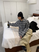 No.1003 napping check SHIRT (3color)