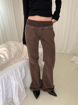 Couduroy banding boots cut pants(2color)