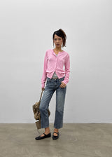 [MADE] Glot Low-Waist Crooked Denim Pants