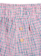 チェックボクサーショーツ_Pink
