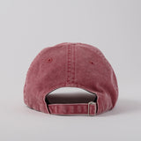 FFOUND SUNFADED WASHED VINTAGE BALL CAP / DYED RED