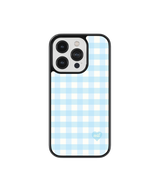 [Glass] Gingham Check Case