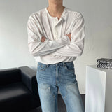 YM ルッセルヘンリーネックTシャツ (3 カラーズ)