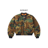 RS PROJECT R IC BOMBER CAMO JACKET