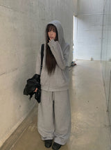 Bonne Loose Fit Hood Zip-Up