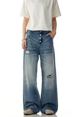 Deconstructed Blue Jeans