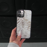 [MADE] zebra glass bumper case (brown)