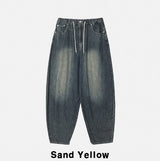 コーネルバンディングバルーンデニムパンツ