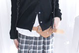 Pocket Suede Wide Leather Belt (2colors)
