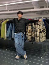 Monster Air Cargo Denim Pants 3C