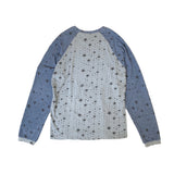 スターラグランスリーブTシャツ (スカイブルー/ブルー)