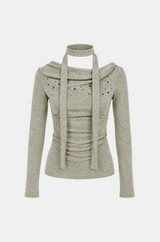 Sena Draped Scarf Top