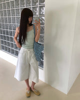 [ORIGINAL] As Lace Shirring Sleeveless