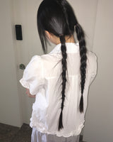Minz フリルパフ半袖シャツ