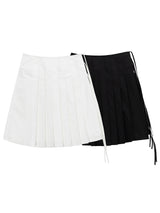 (W) Has Pleats Wrap Skirt