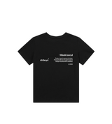 BENNY × Miseki SEOUL  タイポグラフィックショートスリーブ_ブラック
