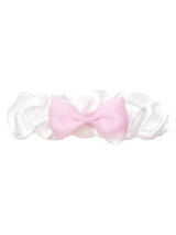 princess ribbon shushu (hair scrunchie) - white