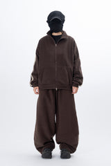 Selma Ethnic Fleece Set-up Track Top