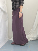 Slim Base String Long Skirt