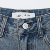 CLASSIC VINTAGE HALF-LENGTH DENIM PANTS code 18202