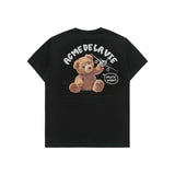 24FW ワールドワイドエアラインベアアートワーク半袖Tシャツ (OVERSEAS EXCLUSIVE) ブラック