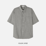 グリップチェックシャツ (2 Colors)