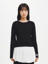 LACE ROUND NECK T-SHIRT