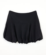 BALLOON MINI SKIRT BLACK