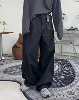Akid Big Pocket Balloon Denim Pants