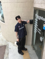 No.1746 FBFセミフレアブラックパンツ