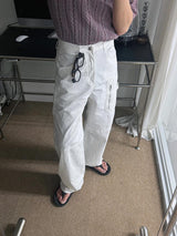 ASCLO All Fade Zip Carpenter Pants (2color)