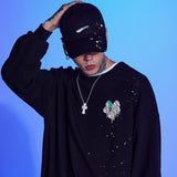 ペインティングボールキャップ / XXXY PAINTING BALL CAP-BLACK