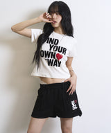 Untitled Roll-Up Sweat Shorts Black