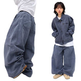 ピグメントシームバルーンワイドパンツ
