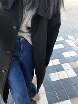 Leon wool long coat 