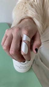 Silver dressing ring