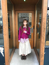woorong round cardigan