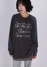 MIX STRIPE LOOSE TEE