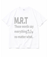 MRTニュー ロゴ クール コットン Tシャツ