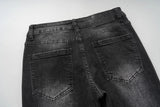 Black Semi Bootcut Denim Jeans