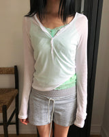 バロムヘンリーフードTシャツ