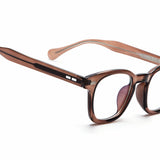Horn-Trimmed Transparent Glasses Y.LAB 01 C12