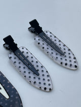 Clear Dot Four Hair-Pin