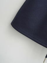 Contrast String Waist Mini Skirt 231809644