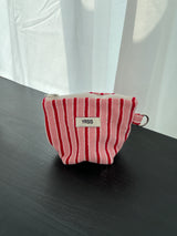 Pop-Up Pouch - Terry (Pink+Red)