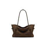 muva. Fold‑Over Tote Bag, Large‑Capacity Lightweight Retro‑Style Original Shoulder Purse for Women’s Commute, New Arrival Aug 2