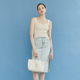 Silky sleeveless - Ivory - TKS001