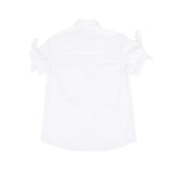 ノットハーフスリーブシャツ (WHITE)